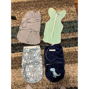 baby boy NEWBORN 0-3 month swaddles love to dream halo